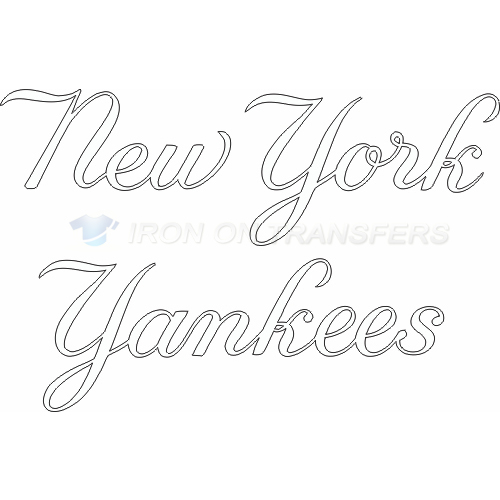 New York Yankees Iron-on Stickers (Heat Transfers)NO.1777